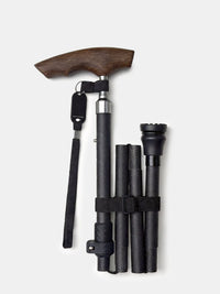 Fold & Travel Mobility Carbon Fiber Cane – Ultra Lightweight Walking Cane for Men & Women | – Model C1