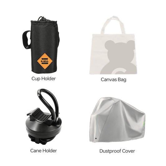 Fold & Travel Mobility Accessories 4-in-1 Accessories Bundle