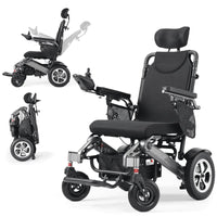 Fold & Travel Mobility accessibility equipment Comfort Reclining Foldable Electric Wheelchairs YL9003 （High capacity）