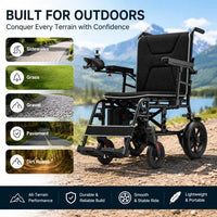 Fold & Travel Mobility accessibility equipment Kr8810 Lightweight Comfort Cushion Power Wheelchair KR8810