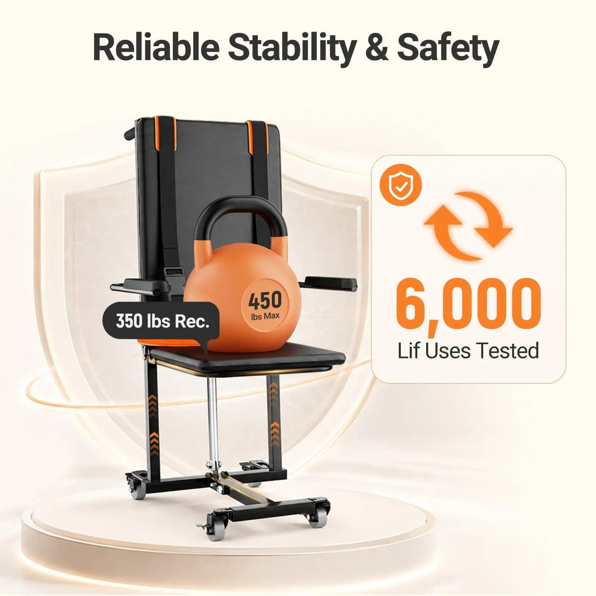 Fold & Travel Mobility accessibility equipment Caregiver-friendly Heavy-Duty 440lbs 4-Wheel Non-Slip Electric Lift Chairs for Elderly