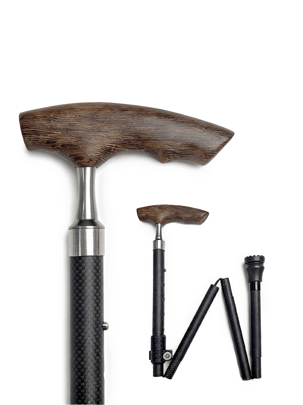 Fold & Travel Mobility Carbon Fiber Cane – Ultra Lightweight Walking Cane for Men & Women | – Model C1