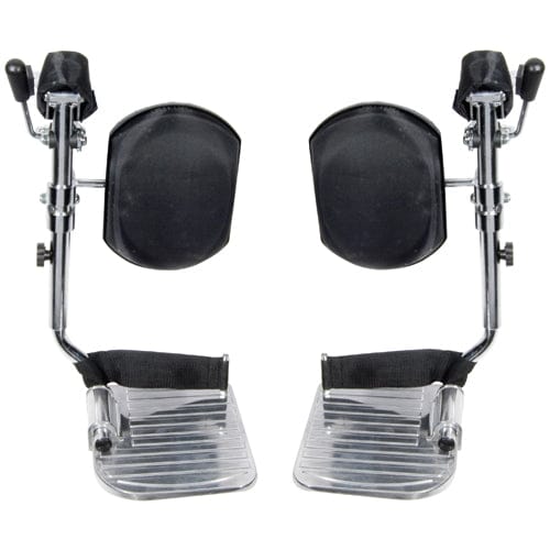 Complete Medical Wheelchairs & Accessories Elevating Leg Rests Only Heavy-Duty w/Calf Pads (pr)