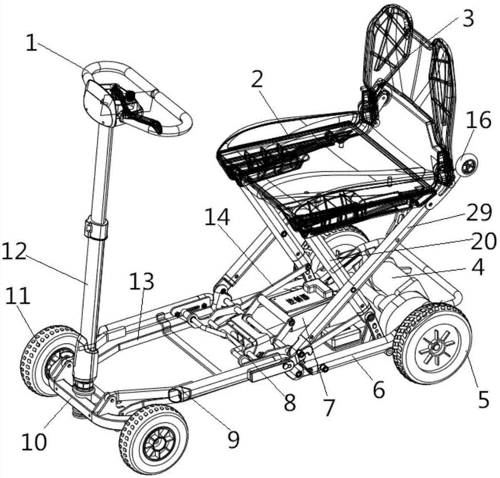 Fold & Travel Mobility accessibility equipment Scooter Replacement Parts