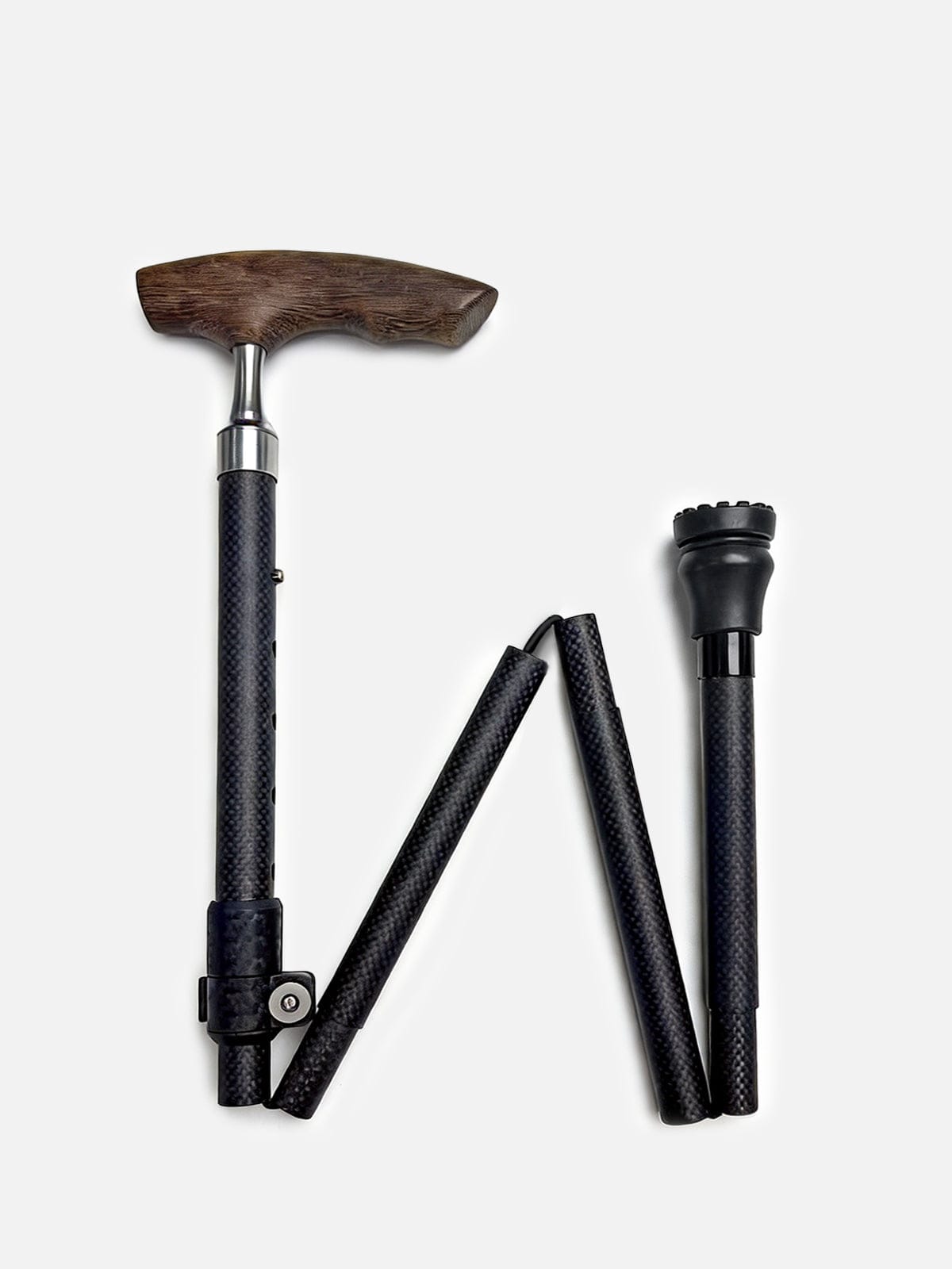 Fold & Travel Mobility Carbon Fiber Cane – Ultra Lightweight Walking Cane for Men & Women | – Model C1