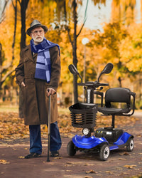 Fold & Travel Mobility accessibility equipment 4 Wheel Scooter with Display YL09B