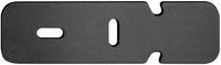 Complete Medical Wheelchairs & Accessories Transfer Board, Waterproof, w/Notches & Hand Holes, Black