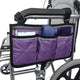 Fold & Travel Mobility Accessories Wheelchair Armrest Organizer Bag-Black