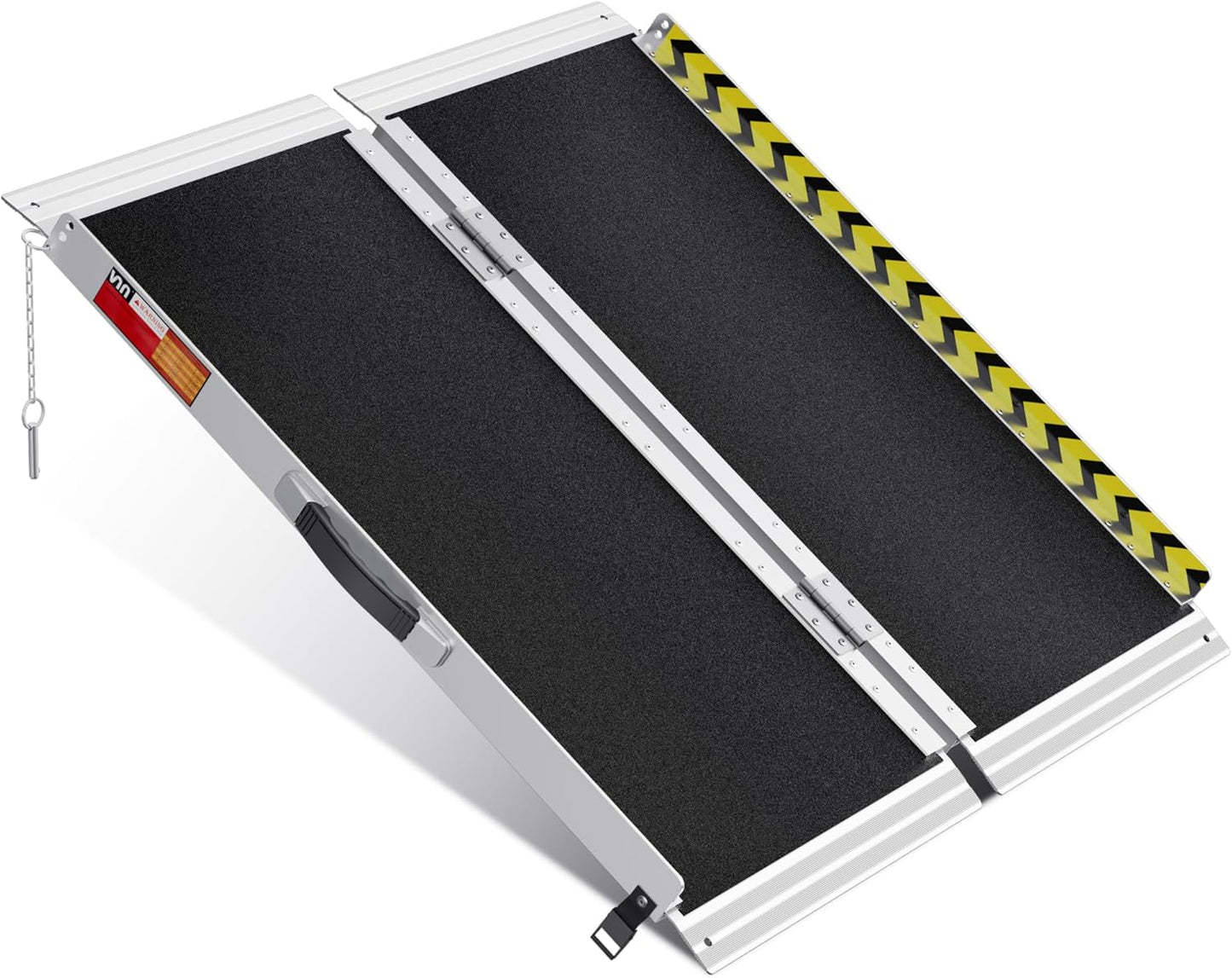 Fold & Travel Mobility Spare Parts Portable Wheelchair Ramp, Non-Slip Aluminum Folding Handicap Ramps, Door Threshold Wheelchair Ramps for Home, Wheel Chair Ramp for Home Steps, Threshold Ramp for Car, Doorways, Curbs, Stairs