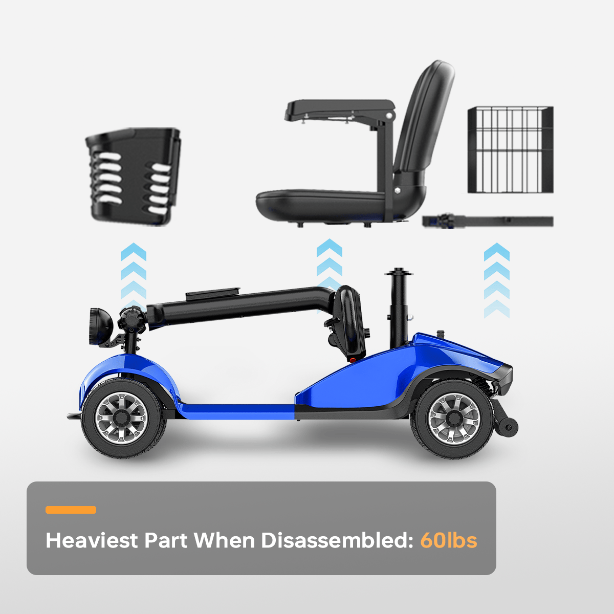 Fold & Travel Mobility Scooter Mobility Scooter D1