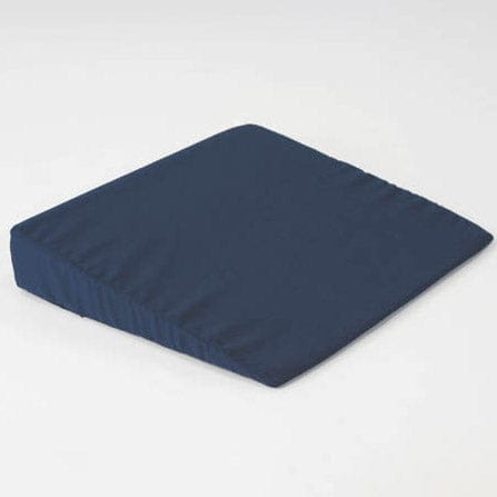 Complete Medical Wheelchairs & Accessories Foam Wedge Wheelchair Cushion Navy, 16" x 18" x 3" to 1"