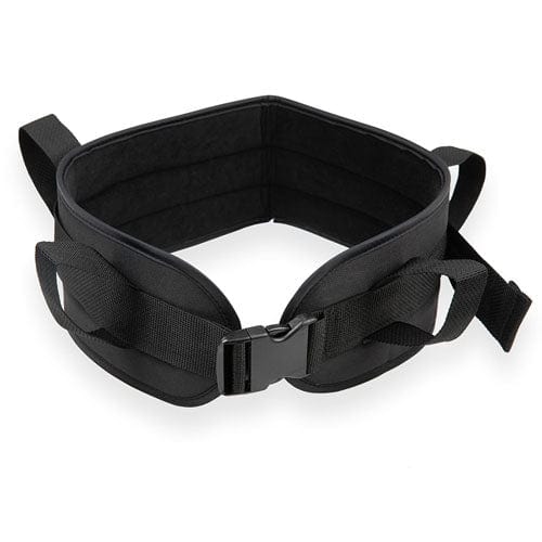 Complete Medical Mobility Products Transfer Belt Padded Large Blk w/Side Release Buckle