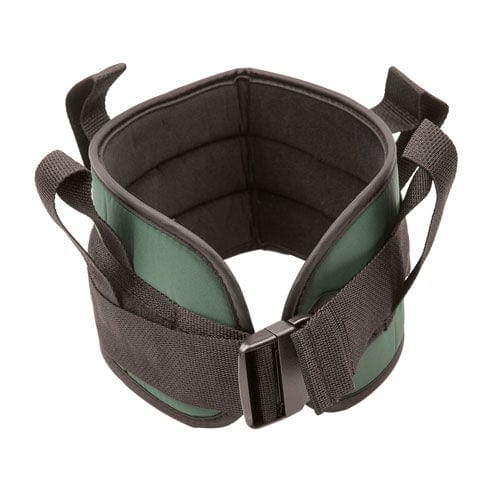 Complete Medical Mobility Products Transfer Belt Padded Medium Green w/Side Release Buckle