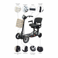 Fold & Travel Mobility Mobility Scooter Refurbished Dragon Mobile EX