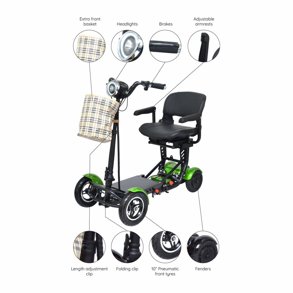 Fold & Travel Mobility Mobility Scooter Refurbished Dragon Mobile EX