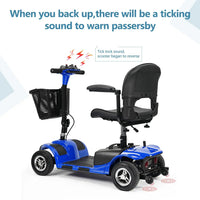 Fold & Travel Mobility accessibility equipment 4 Wheel Travel Scooter W3431