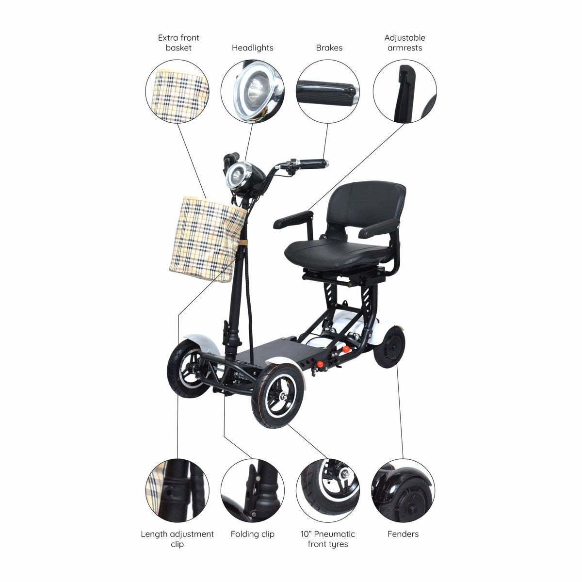 Fold & Travel Mobility Mobility Scooter Refurbished Dragon Mobile EX