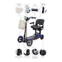 Fold & Travel Mobility Mobility Scooter Refurbished Dragon Mobile EX
