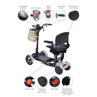 Fold & Travel Mobility Mobility Scooter Refurbished Dragon Mobile EX