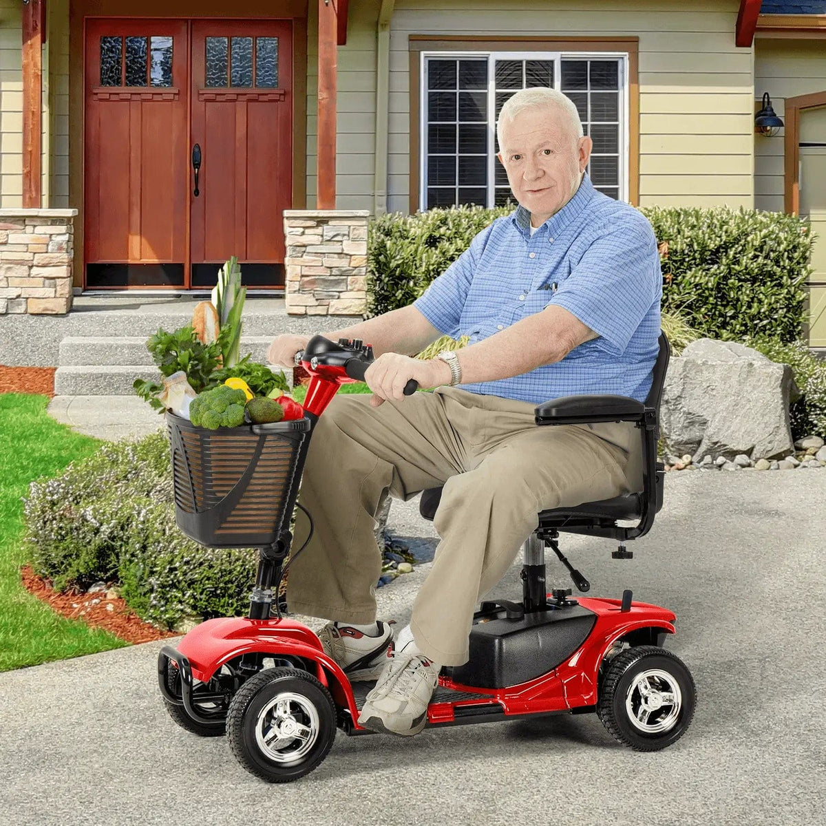 Fold & Travel Mobility accessibility equipment 4 Wheel Travel Scooter W3431