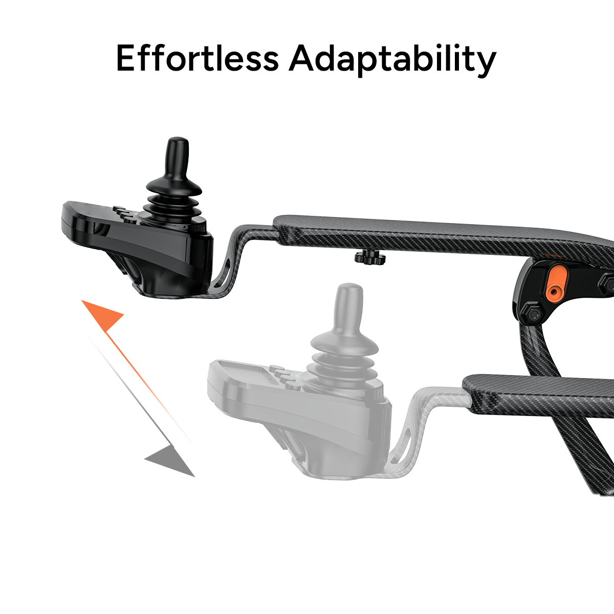 Fold & Travel Mobility Wheelchair Gray Ultra Lightweight Carbon Fiber Electric Wheelchair | Q5