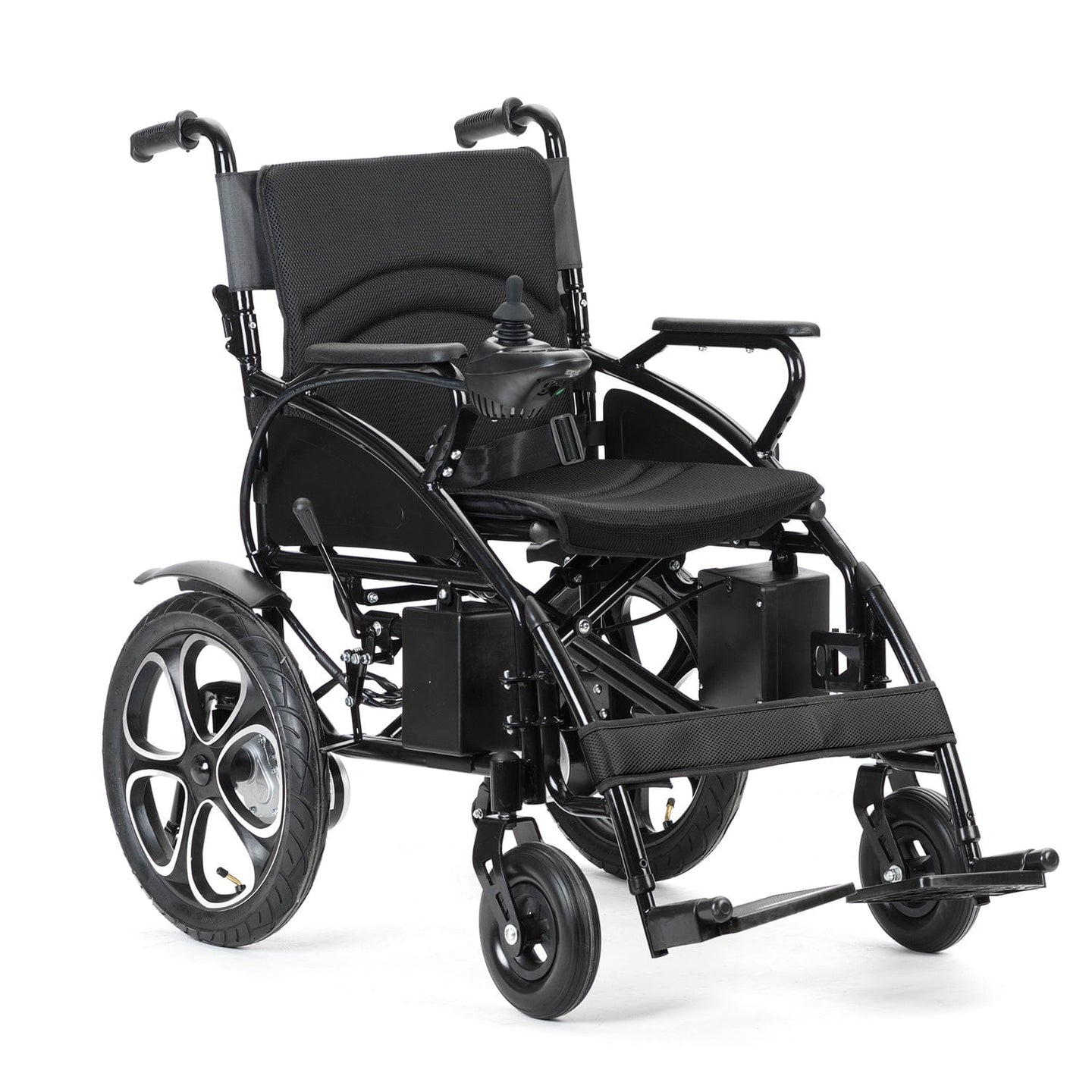 Fold and Travel Electric Wheelchair Electric Wheelchair with Lithium Battery, Electric Power Wheelchair Auto and Manual Mode