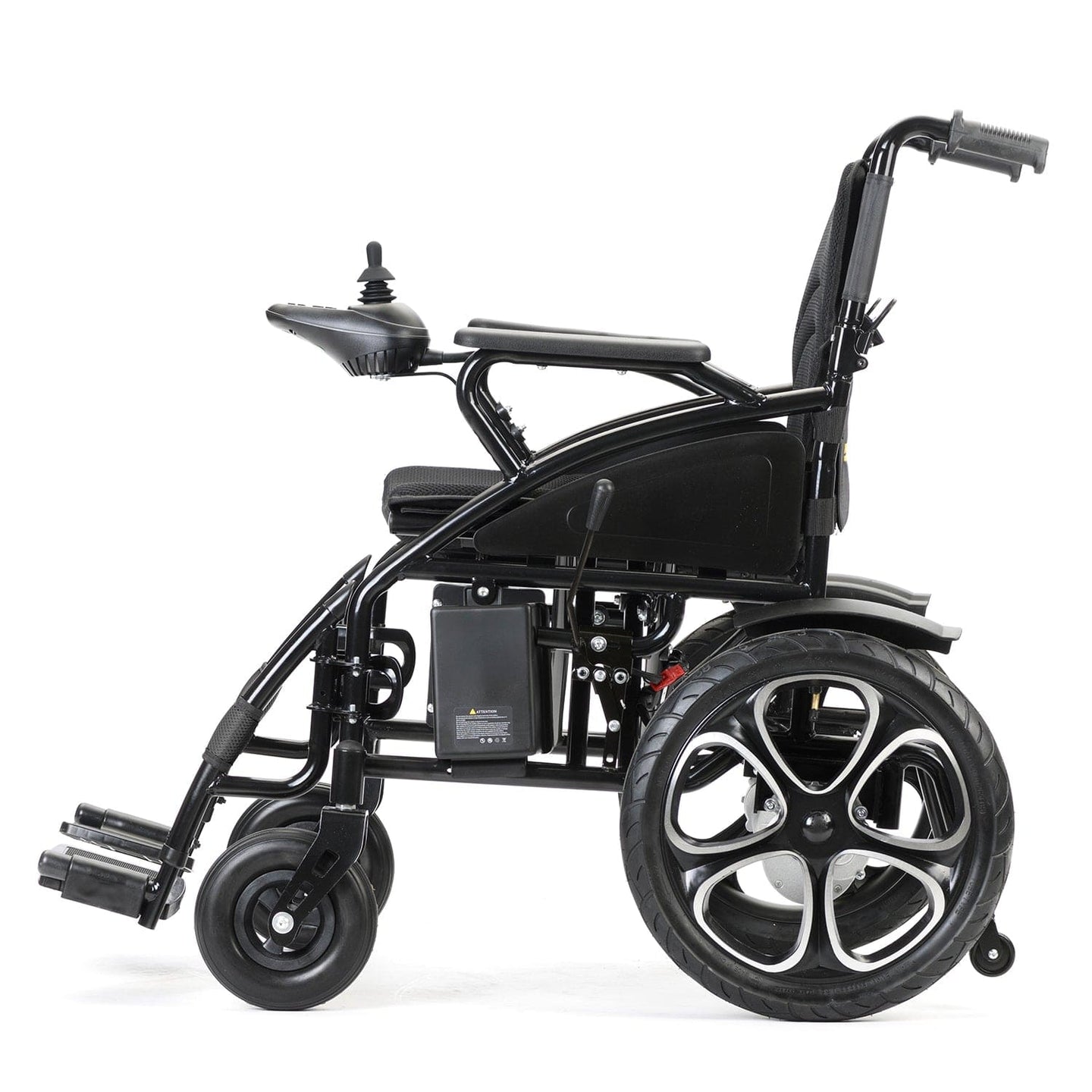 Fold and Travel Electric Wheelchair Electric Wheelchair with Lithium Battery, Electric Power Wheelchair Auto and Manual Mode