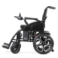 Fold and Travel Electric Wheelchair Electric Wheelchair with Lithium Battery, Electric Power Wheelchair Auto and Manual Mode