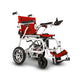 Fold & Travel Mobility WHEELCHAIR ARTEMIS PRO (Red)-Lightweight Foldable Electric Wheelchair 500W -12 miles