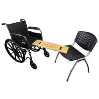 Complete Medical Aids to Daily Living Slide On Over Transfer Board Two Cutout, 8" x 30"