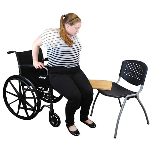 Complete Medical Aids to Daily Living Slide On Over Transfer Board Solid Board, 8" x 24"