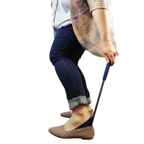 Complete Medical Aids to Daily Living Get Your Shoe On Metal Shoehorn 18" Long