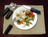Complete Medical Aids to Daily Living Make Eating Easier Big Grip Utensil Set, Blue Jay Brand