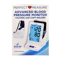 Complete Medical Blood Pressure Blue Jay Perfect Measure Big Digit Talking Dlx BP Monitor