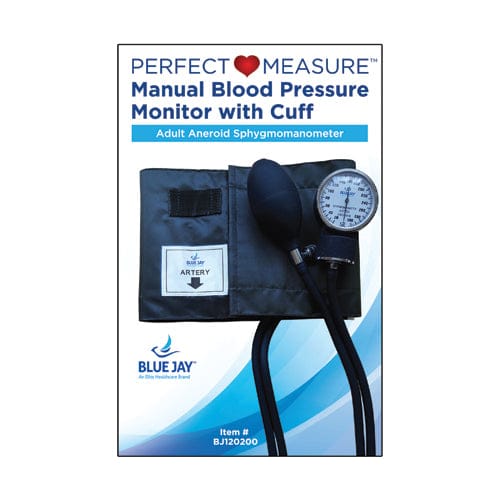 Complete Medical Blood Pressure Perfect Measure Manual Blood Pressure with Cuff, Blue Jay