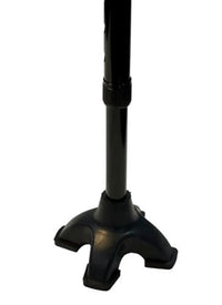 Complete Medical Mobility Products Blue Jay Offset Cane with Quadruple Tip Cane Tip