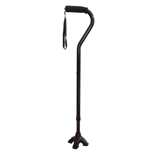 Complete Medical Mobility Products Blue Jay Offset Cane with Quadruple Tip Cane Tip