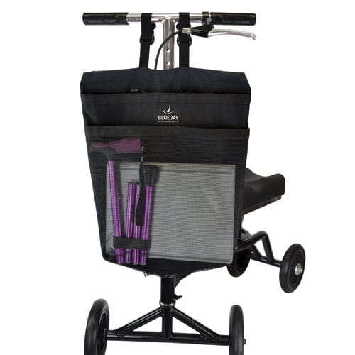 Complete Medical Mobility Products HOLD MY STUFF Personal Carry Bag for Knee Scooters Blue Jay