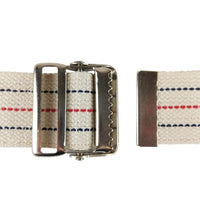 Complete Medical Mobility Products Gait Belt w/Metal Buckle 2x60" Striped Blue Jay Brand