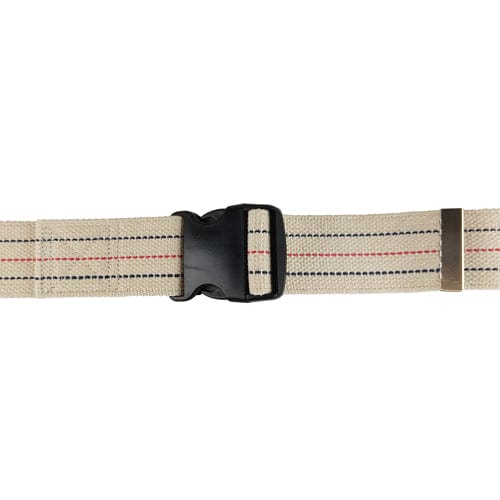 Gait Belt w/ Safety Release 2"x60" Striped Blue Jay Brand