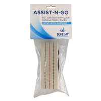 Complete Medical Mobility Products Gait Belt w/ Safety Release 2"x60" Striped Blue Jay Brand