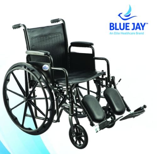 Complete Medical Wheelchairs & Accessories ROLL WITH ME 18" K2 Wheelchair DDA & Elevating Leg Rests