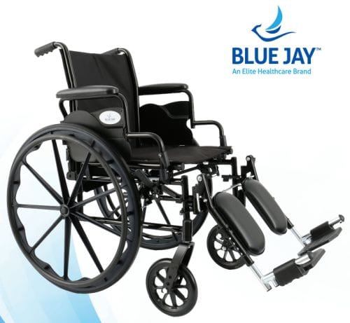 Complete Medical Wheelchairs & Accessories ROLL WITH ME 18" K3 Wheelchair DDA & Elevating Leg Rests