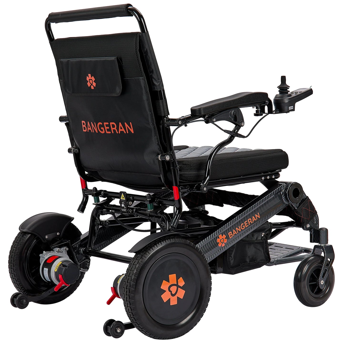 Fold and Travel Electric Wheelchair Heavy Duty Electric Wheelchair 22" Wide Seat Foldable Power Wheelchair 500 lbs Weight Capacity