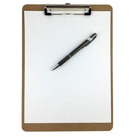 Complete Medical Aids to Daily Living Clipboard, 9"x 12Â", Hardboard Low Profile Clip