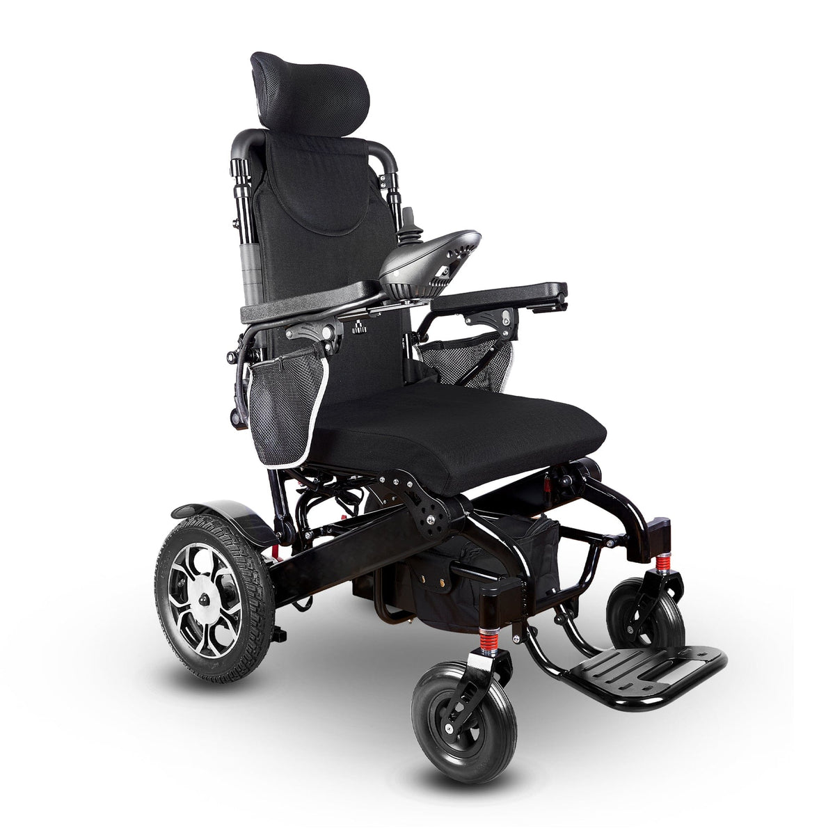 Fold & Travel Mobility WHEELCHAIR SHAWK (Black) Remote Control Lightweight Wheelchair