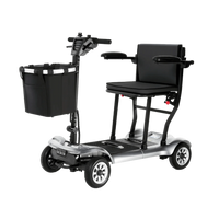 Fold & Travel Mobility Mobility Scooter GRAY Paiseec Lightweight Mobility Scooter D3
