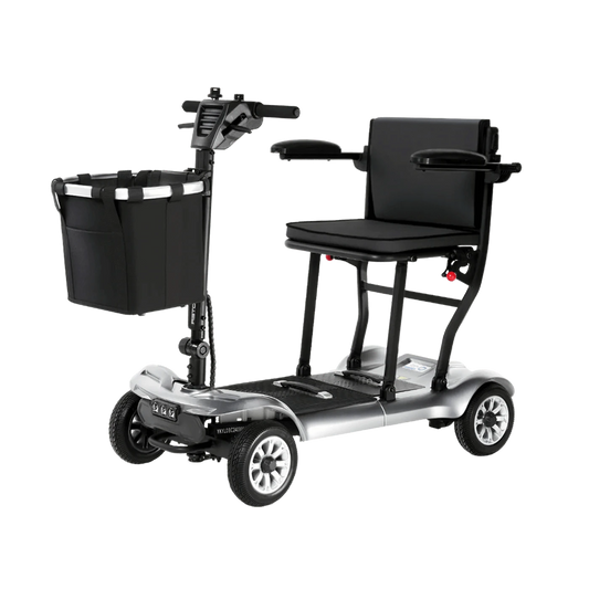 Fold & Travel Mobility Mobility Scooter GRAY Paiseec Lightweight Mobility Scooter D3