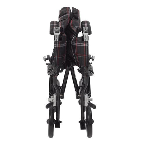 Complete Medical Wheelchairs & Accessories Fly-Lite Transport Chair Black, 19"