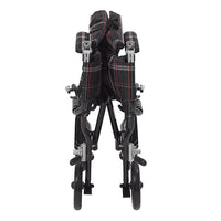 Complete Medical Wheelchairs & Accessories Fly-Lite Transport Chair Black, 19"